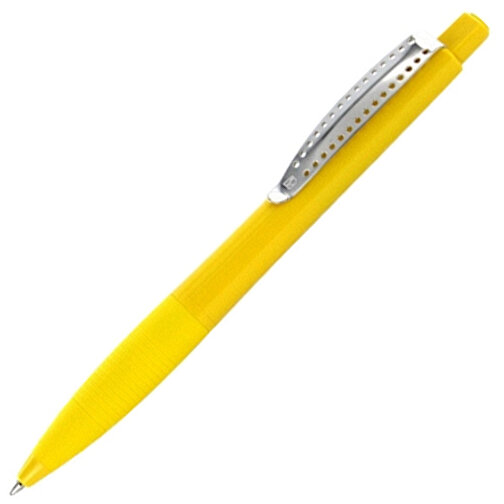 Kugelschreiber CLUB , Ritter-Pen, zitronen-gelb, ABS-Kunststoff, 14,20cm (Länge), Bild 2