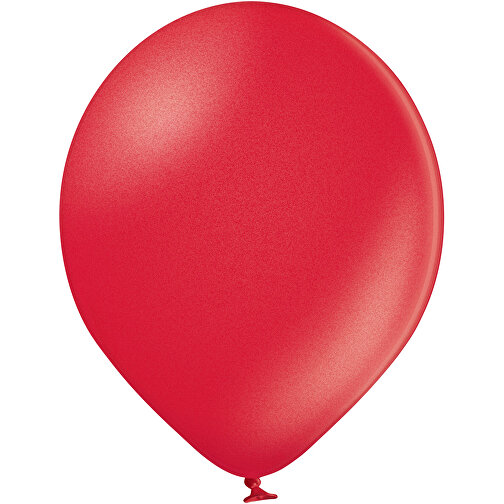 Metallicluftballon In Kleinstmengen , rot, Naturkautschuk, , Bild 1