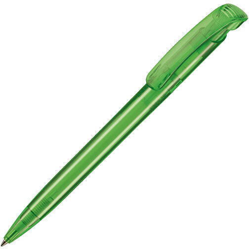 Kugelschreiber CLEAR TRANSPARENT , Ritter-Pen, gras-grün, ABS-Kunststoff, 14,80cm (Länge), Bild 2