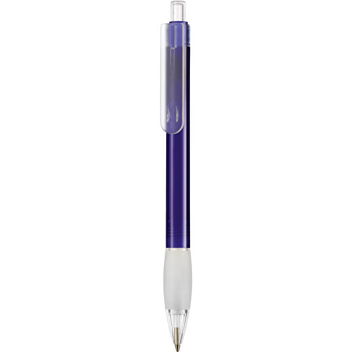 Kugelschreiber DIVA TRANSPARENT , Ritter-Pen, ocean-blau, ABS-Kunststoff, 13,60cm (Länge), Bild 1