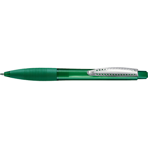 Kugelschreiber CLUB TRANSPARENT , Ritter-Pen, limonen-grün, ABS-Kunststoff, 14,20cm (Länge), Bild 3
