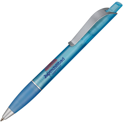 Kugelschreiber Bond Frozen , Ritter-Pen, karibik-blau, ABS-Kunststoff, 14,30cm (Länge), Bild 2