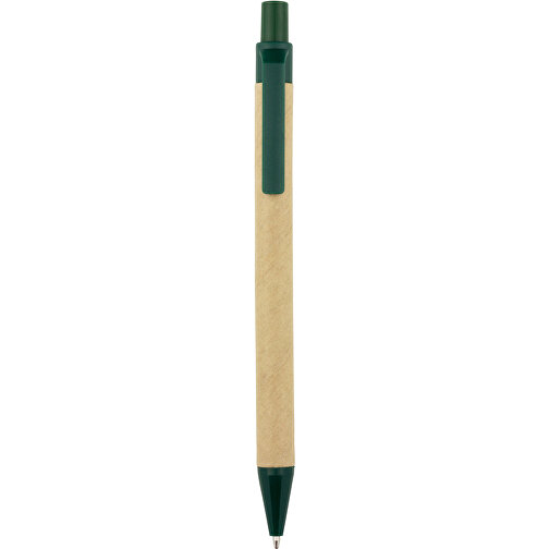 Kugelschreiber Kopenhagen , Promo Effects, grün, Pappe, Kunststoff, 13,80cm (Länge), Bild 2