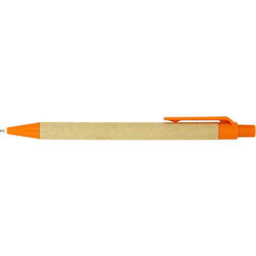 Kugelschreiber Kopenhagen , Promo Effects, orange, Pappe, Kunststoff, 13,80cm (Länge), Bild 4