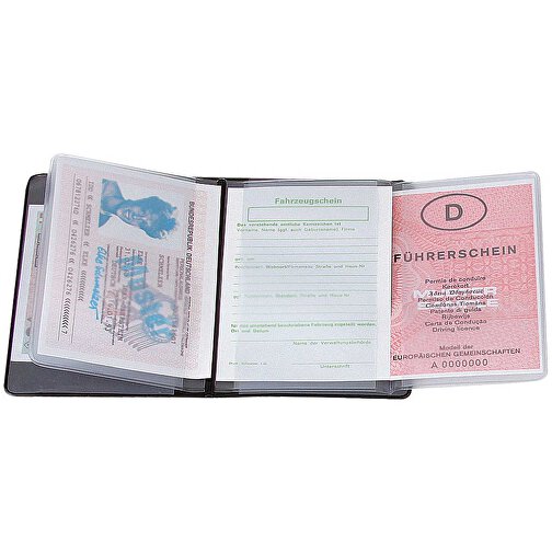 CreativDesign Identitetskort Pocket '5-fold' Normal Foil svart, Bild 1