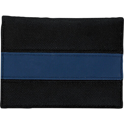 CreativDesign Bolsa para carné de identidad 'ColourLane' negro/azul, Imagen 1