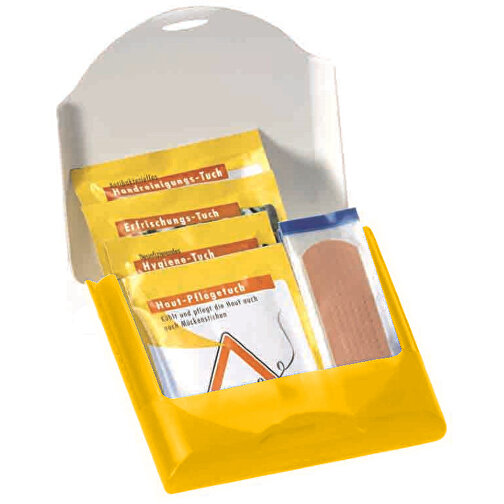 VitaBox 'Traveller' , gelb, PP, 10,70cm x 2,20cm x 10,20cm (Länge x Höhe x Breite), Bild 1