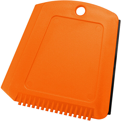 Eiskratzer 'Alpha' , orange, PS+TPE, 12,00cm x 0,40cm x 12,00cm (Länge x Höhe x Breite), Bild 1