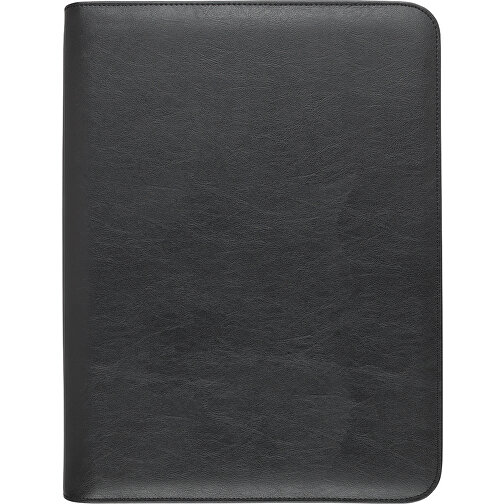 Ringbuchmappe A4 Mit RV , schwarz, Lederähnliches Corello Material, 37,00cm x 4,50cm x 28,00cm (Länge x Höhe x Breite), Bild 2