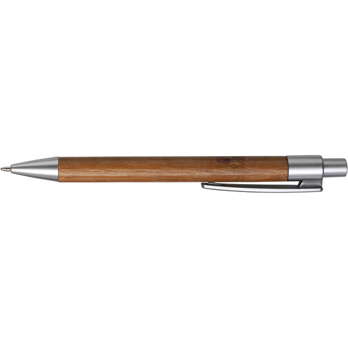 Kugelschreiber Aus Bambus Lacey , silber, ABS, Plastik, Bambus, , Bild 3