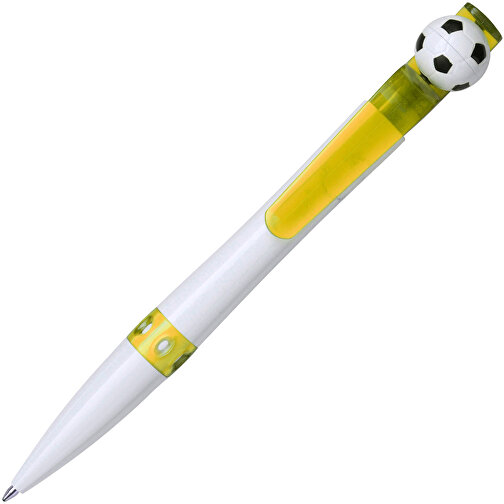 Kugelschreiber Aus Kunststoff Prem , gelb, Plastik, , Bild 2