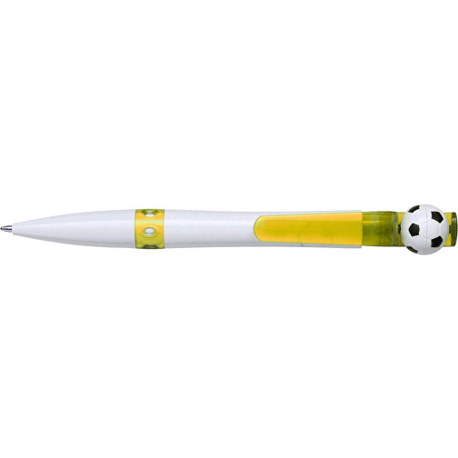 Kugelschreiber Aus Kunststoff Prem , gelb, Plastik, , Bild 3