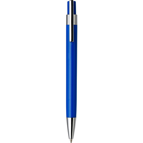 Kugelschreiber Aus Kunststoff Jarod , blau, Plastik, Metall, , Bild 1