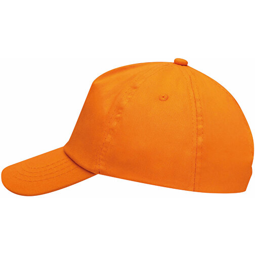 5-Panel-Cap FAVOURITE , orange, 100% Baumwolle, 180 g/m², 1,00cm (Länge), Bild 5