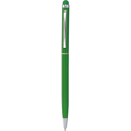 Kugelschreiber SMART TOUCH COLOUR , grün, Aluminium, 13,60cm (Länge), Bild 1