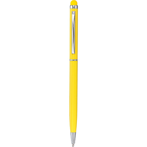 Kugelschreiber SMART TOUCH COLOUR , gelb, Aluminium, 13,60cm (Länge), Bild 1