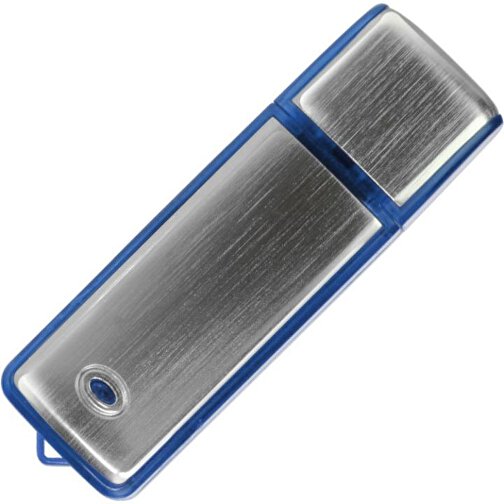 USB-Stick AMBIENT  32GB , Promo Effects MB , blau MB , 32 GB , Aluminium / Kunststoff MB , 3 - 10 MB/s MB , 6,70cm x 0,90cm x 2,10cm (Länge x Höhe x Breite), Bild 1