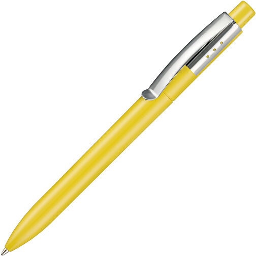 Kugelschreiber ELEGANCE , Ritter-Pen, zitronen-gelb, ABS, Metall, 14,40cm (Länge), Bild 2