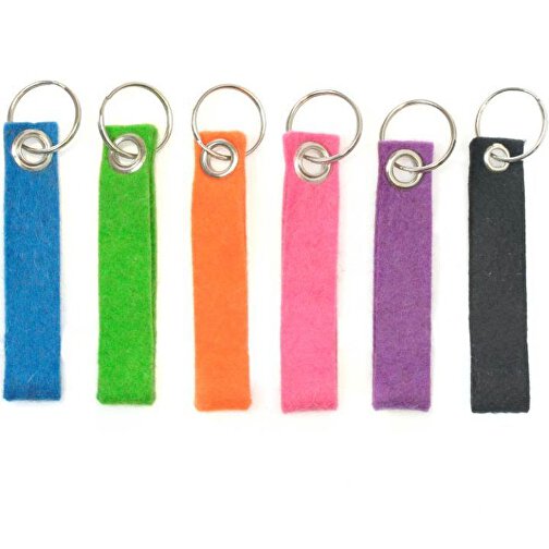 Porte-clés 5 mm feutre de laine court, Image 2