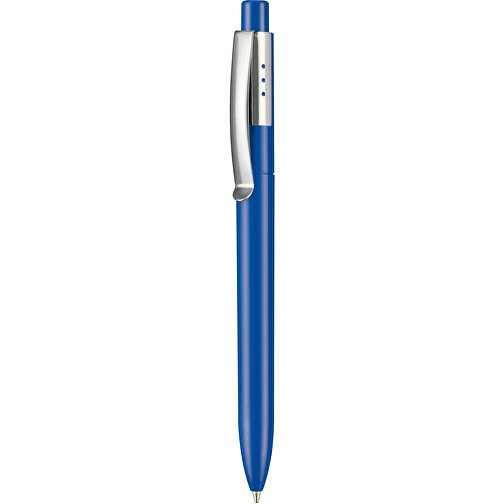 Kugelschreiber ELEGANCE , Ritter-Pen, azurblau, ABS, Metall, 14,40cm (Länge), Bild 1
