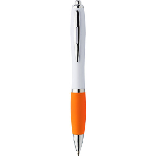 Kugelschreiber Aus Kunststoff Swansea , orange, ABS, Plastik, Metall, 14,20cm (Höhe), Bild 1