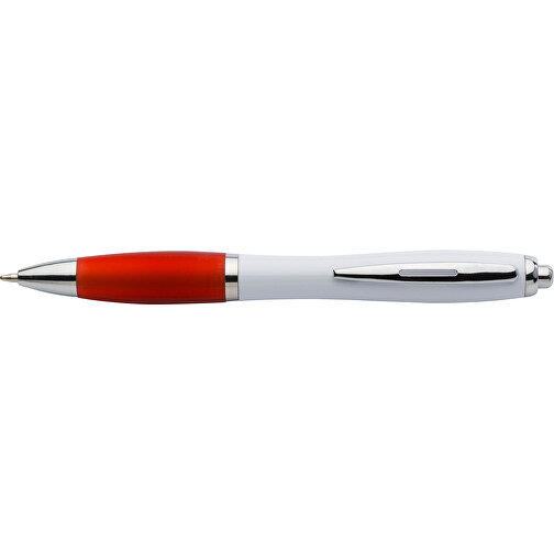 Kugelschreiber Aus Kunststoff Swansea , rot, ABS, Plastik, Metall, 14,20cm (Höhe), Bild 3