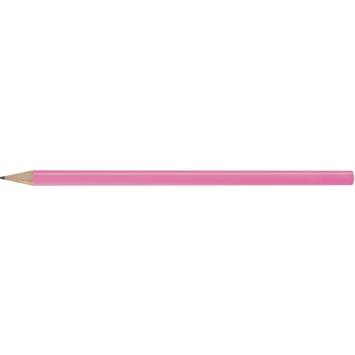 Bleistift, Lackiert, Rund , rosé, Holz, 17,50cm x 0,70cm x 0,70cm (Länge x Höhe x Breite), Bild 3