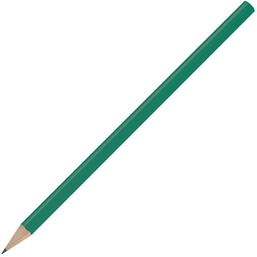 Bleistift, Lackiert, Rund , grün, Holz, 17,50cm x 0,70cm x 0,70cm (Länge x Höhe x Breite), Bild 2