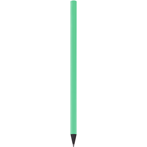 Schwarz Gefärbter Bleistift, Lackiert, Rund , hellgrün, Holz, 17,50cm x 0,70cm x 0,70cm (Länge x Höhe x Breite), Bild 1