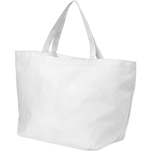 Maryville Non Woven Einkaufstasche 28L , weiß, PP Kunststoff Non Woven, 80 g/m2, 50,00cm x 33,00cm x 20,00cm (Länge x Höhe x Breite), Bild 2