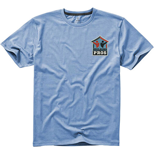 Nanaimo T-Shirt Für Herren , hellblau, Single jersey Strick 100% BCI Baumwolle, 160 g/m2, XS, , Bild 4