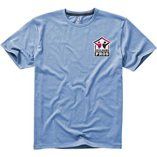 Nanaimo T-Shirt Für Herren , hellblau, Single jersey Strick 100% BCI Baumwolle, 160 g/m2, XXXL, , Bild 2