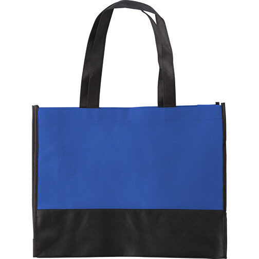 Einkaufstasche Aus Non-Woven Brenda , kobaltblau, Non-woven, 29,00cm x 9,00cm x 37,50cm (Länge x Höhe x Breite), Bild 1