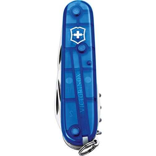 Victorinox Schweizer Messer 'Tinker' , Victorinox, transparent blau, hochlegierter, rostfreier Stahl, 9,10cm (Länge), Bild 1