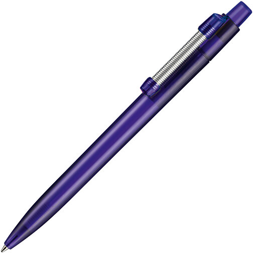Kugelschreiber STRONG TRANSPARENT , Ritter-Pen, ocean-blau, ABS u. Metall, 14,60cm (Länge), Bild 2