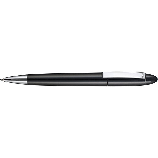 Kugelschreiber HAVANA , Ritter-Pen, schwarz, ABS, Metall, 14,30cm (Länge), Bild 3