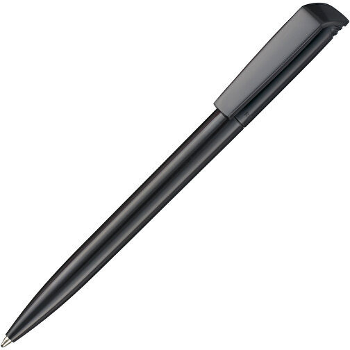 Kugelschreiber FLIP , Ritter-Pen, schwarz, ABS-Kunststoff, 14,00cm (Länge), Bild 2