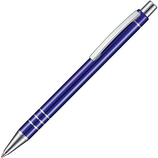 Kugelschreiber GLANCE , Ritter-Pen, blau, Metall, 13,30cm (Länge), Bild 2