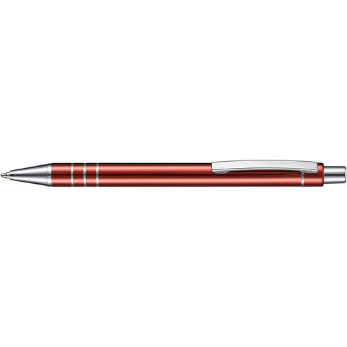 Kugelschreiber GLANCE , Ritter-Pen, rot, Metall, 13,30cm (Länge), Bild 3