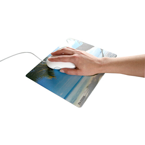 Mousepad / Mauspad Mousepad QUADRO-pad, Form Square , Unterseite schwarz, PVC, 24,00cm x 0,15cm x 20,00cm (Länge x Höhe x Breite), Bild 3