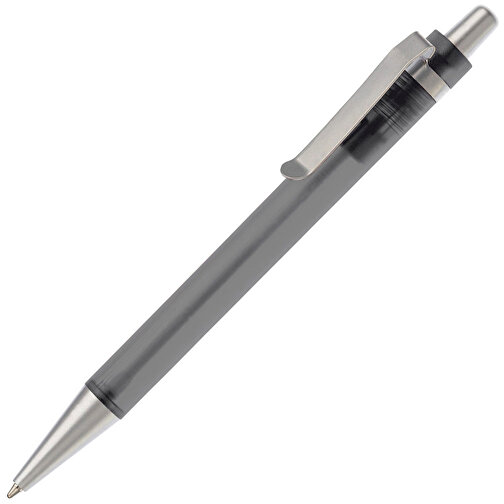 Kugelschreiber Antartica , gefrostet grau, ABS & Metall, 13,50cm (Länge), Bild 2
