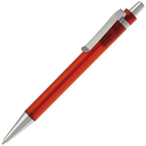 Kugelschreiber Antartica , gefrostet rot, ABS, Metall, 13,50cm (Länge), Bild 2