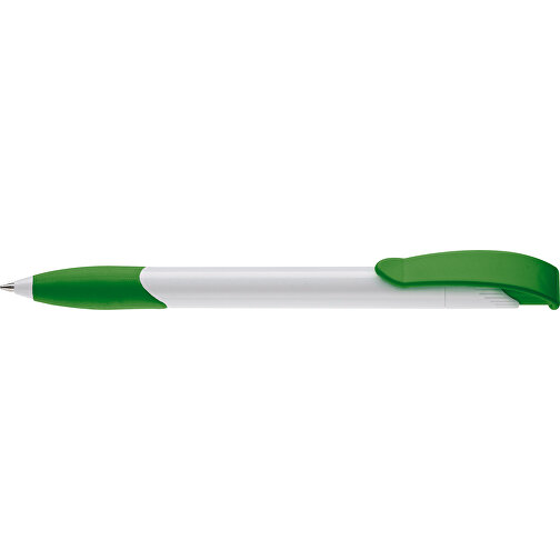 Kugelschreiber Apollo Hardcolour , weiss / grün, ABS, 14,70cm (Länge), Bild 3
