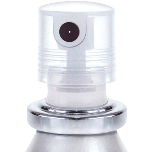Hände-Desinfektionsspray (DIN EN 1500), 20 Ml, No Label Look (Alu Look) , Recyceltes Aluminium & PP (Kappe), 2,20cm x 10,40cm x 2,20cm (Länge x Höhe x Breite), Bild 4