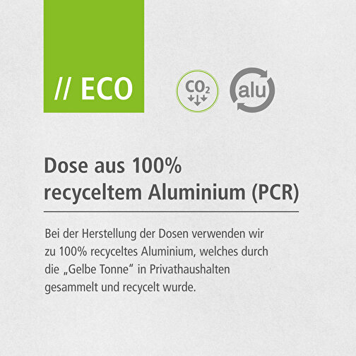Hände-Desinfektionsspray (DIN EN 1500), 20 Ml, No Label Look (Alu Look) , Recyceltes Aluminium & PP (Kappe), 2,20cm x 10,40cm x 2,20cm (Länge x Höhe x Breite), Bild 6