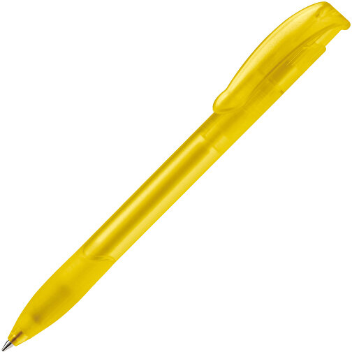 Kugelschreiber Apollo Frosty , gefrostet gelb, ABS, 14,70cm (Länge), Bild 2