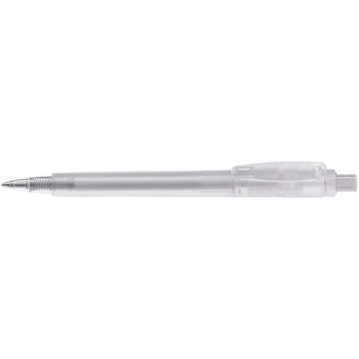 Kugelschreiber Baron ´03 Ice Frosty , gefrostet weiss, ABS, 13,30cm (Länge), Bild 3