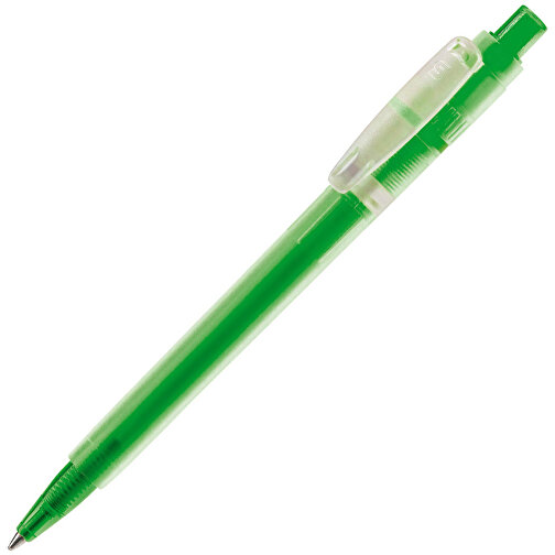 Kugelschreiber Baron ´03 Ice Frosty , gefrostet grün, ABS, 13,30cm (Länge), Bild 2