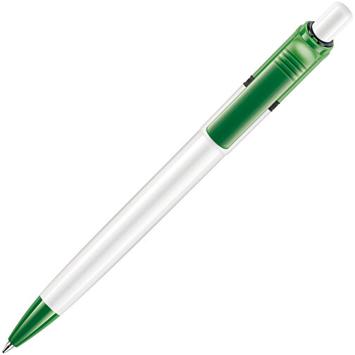 Kugelschreiber Ducal Colour Hardcolour , weiss / grün, ABS, 13,80cm (Länge), Bild 2