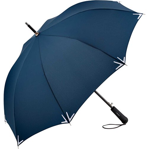 AC-Stockschirm Safebrella® LED , Fare, marine, 100% Polyester-Pongee, , Bild 1